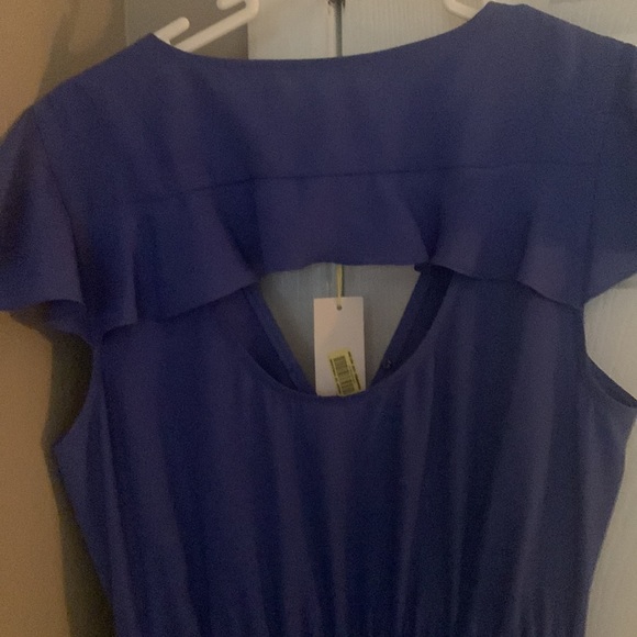 NWT BCBG dress, beautiful lilac color, light material, cutout in back - Picture 7 of 8